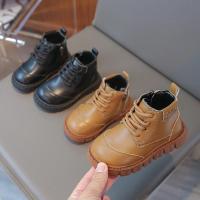 Botas de moda para niños y niñas, zapatos de cuero elegantes, versátiles, antideslizantes, suaves y cómodos, estilo coreano, invierno, 2024 - details 1