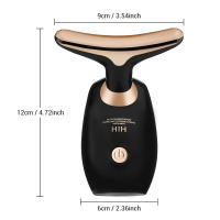 Masajeador eléctrico de cuello, instrumento de belleza con vibración sónica para estiramiento de la piel, líneas finas de decoloración - details 11