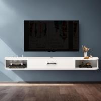 Soporte de TV de Madera Flotante Estante de Pared para TV Mueble de Madera para TV Colgante - details 38