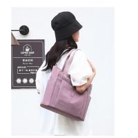 Bolso de mujer casual nuevo bolso de madre portátil de hombro de tela de nylon de color sólido informal de gran capacidad - details 16