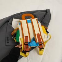 Bolsas para padres e hijos de 2 tamaños a juego de colores, mochila escolar con cordón multibolsillo de estilo coreano, mochila de nailon de gran capacidad para niños - details 16
