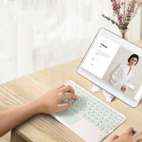 Teclado español inalámbrico con Bluetooth, Touchpad para iPad Pro Air, Xiaomi, Huawei, Samsung, Lenovo, Android, Windows, Tablet - details 1