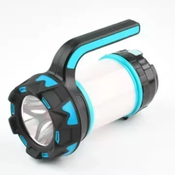 Lámpara LED para acampada, linterna recargable por USB, foco regulable, luz de trabajo, reflector impermeable, linterna de emergencia - 1