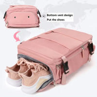 Mochila de Viaje para Mujer, Gran Capacidad, Impermeable, informal, Deportes al Aire Libre, para Portátil y Cuad - details 7