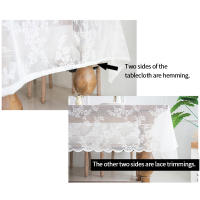 Mantel de Encaje Blanco Vintage Ideal para Hoteles, Bodas, Fiestas, Picnics - details 32