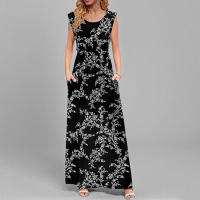 2025 primavera nueva ropa de mujer europea y americana temperamento de moda y elegante estilo de viajero simple vestido de cintura alta mujeres - details 4