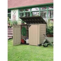 Cobertizo de jardín Exterior, Capacidad 880L, Color Topo/Beige, 132 x 71,5 x 113,5 cm - details 24