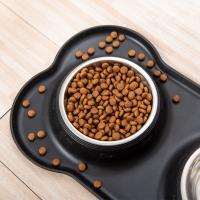 Cuenco de acero inoxidable para mascotas, almohadilla antiderrames, alimentador para beber para mascotas, plegable, antideslizante, cuenco de comida para perros, gatitos y cachorros - details 8