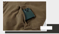Nueva moda para hombre, Tops lisos versátiles e informales, chaqueta holgada para mantener el calor, chaqueta con solapa, abrigos gruesos cómodos de lana para invierno para hombre - details 7