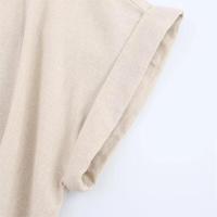 Vestido holgado PB & ZA2025 con estilo camisero, manga corta, solapa y corte único, novedad de verano para mujer. - details 6