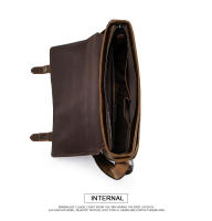 CONTACT'S crazy horse-Bolso de piel auténtica para hombre, bandolera vintage para ordenador portátil, bolso cruzado - details 12