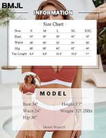 Traje de baño de dos piezas con bloques de color para mujer Bikini sexy con control de barriga y cintura - details 45