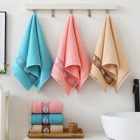 Cotton Wash Towel Cotton Absorbent Adult Bath Towels Solid Color Soft Friendly Face Hand Shower Towel For Bathroom WashclothHot - details 2