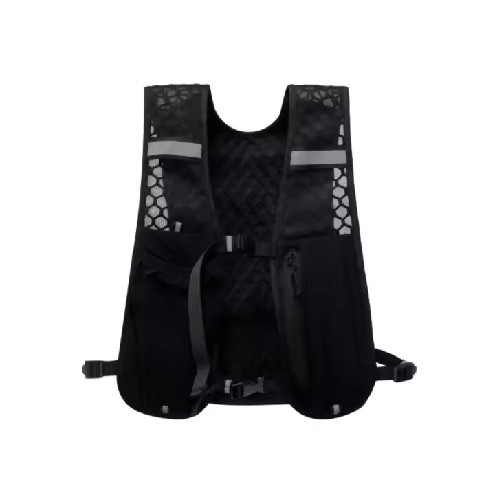 Paquete de pecho para correr, chaleco de almacenamiento, ligero, impermeable, nailon, mochila hidratante para correr, bolsillo transpirable para almacenamiento de teléfono - 1