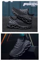 Zapatillas de correr para hombre, zapatos ligeros de suela gruesa para exteriores, calzado de entrenamiento para caminar - details 6