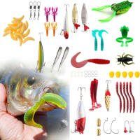 Señuelos de bandas blandas para lucioperca, conjunto de accesorios, wobblers para pesca - details 1