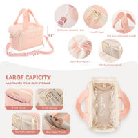 Bolsa de maquillaje para mujer Bolsa de aseo cruzada con lápiz - details 1