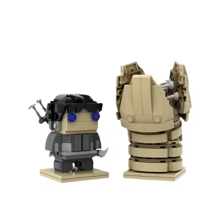 Bloques de construcción de gusano de arena para amantes de las películas, juguete Compatible, regalo, 310 piezas - 1
