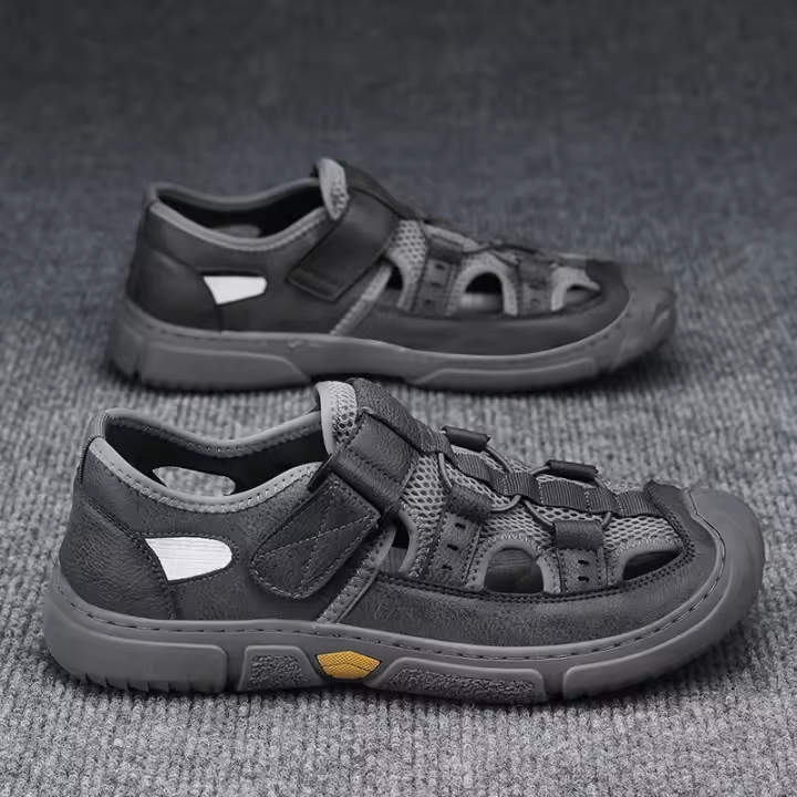 Nuevo desgaste exterior hueco casual bolsa cabeza zapatos de vadear de los hombres zapatillas deportivas - 1