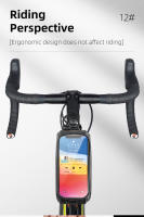 WEST BIKING-bolsa impermeable para bicicleta, bolsa para tubo frontal, soporte para teléfono móvil con pantalla táctil, accesorios para ciclismo de montaña y carretera - details 13