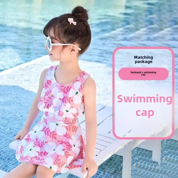Traje de Baño de Princesa para Niñas Verano 2023 Diseño de Tela Trenzada Estilo de Playa para Niños - 1