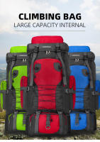 Mochila GRANDE DE 80L para acampar, mochila táctica impermeable para deportes al aire libre, viajes, senderismo, Trekking, Montañismo - details 1