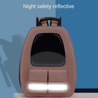 Mochila portátil para gatos, bolsa de salida para mascotas con tiras reflectantes, cápsula espacial, suministros para gatos - details 2