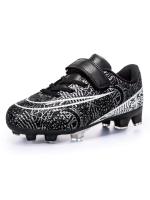 Zapatos de fútbol profesionales para niños, entrenamiento de verano, diseño libre de encaje TF/campo de uñas corto y largo roto FG/AG campus - details 1