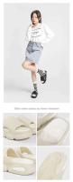 Venta al por mayor, chanclas de moda antideslizantes para interiores personalizadas, resistentes al desgaste, ropa exterior informal de verano, zapatillas de playa con parte inferior gruesa - details 9