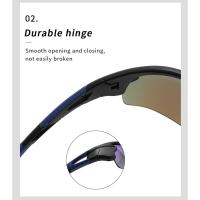 2025 nuevas gafas de sol de media montura para hombres y mujeres, adecuadas para deportes al aire libre, ciclismo, conducción, pesca, protección ocular contra el viento y la arena. - details 6