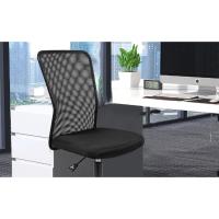 T-LoVendo TLV-1265 Silla de Oficina de Malla Giratoria Sin Reposabrazos, vista completa.