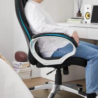Giratoria Oficina, Estudio, Ergonómica, PU, ​​con Ruedas, Negro, 76x66x32 - details 5