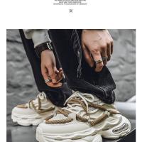 Nuevos Zapatillas De Hombre Plataforma Casual Antideslizante Y Cómodas Zapatillas Deportivas De Moda Suela De Goma Resistentes Al Desgaste Talla True Mesh Upper - details 6