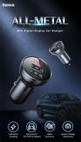 Baseus Cargador de Coche con Doble USB 4.8A Carga Rápida para Teléfono Inteligente - details 0