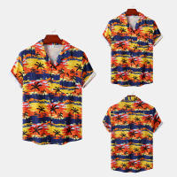 Camisa de manga corta para hombre, Camisa ajustada con estampado de flores fragmentadas, serie CS, primavera y verano, 2024 - details 6