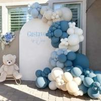 Kit de Arco de Globos Azules Decoración de Cumpleaños Feliz Suministros de Fiesta de Boda - details 3