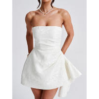 Vestido de fiesta sin tirantes 2025 |   Estilo Bandeau |   Elegante Moderno |   Ideal para bodas y eventos. - details 3