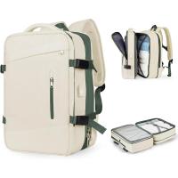 Maleta de cabina pequeña de mano para mujer, 45x33x22, impermeable, mochila para portátil para hombre con USB - details 0