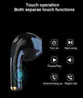 -auriculares TWS con Bluetooth, cascos con reducción de ruido táctil, Semi-in-ear, pequeños, portátiles, para juegos, música y deportes - details 8