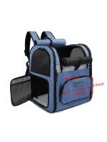 Bolsa de transporte para perros, mochila de hombro para mascotas, marco fuerte, transpirable, plegable, doble puerta, adecuado - details 11