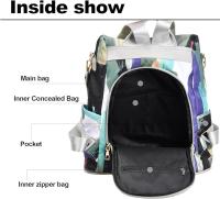 Mochila Antirrobo informal para Mujer, Bolso Impermeable de nailon, Mochila de Trabajo, Mochila de Viaje informal - details 7