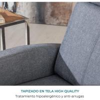 Sillón de Relajación Retrocedible Compacto, 2 Posiciones de Inclinación y Posición Cero, Apertura Push, Muebles de Masaje - details 21