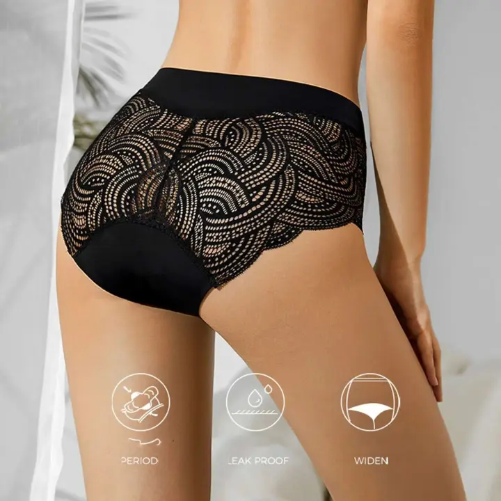 Ropa interior menstrual fisiológica a prueba de fugas de 4 capas para mujer, ropa interior cómoda para mujer - 1