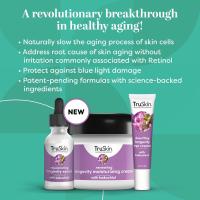 TruSkin Longevity Bakuchiol Serum – Suero facial rejuvenecedor con células madre de arándano rojo y algas de nieve – Alternativa suave de retinol para envejecimiento saludable – Mejora la apariencia de las arrugas, 1 fl oz - details 5