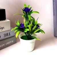 1 Uds. Pequeño fresco con maceta, adornos de mesa realistas para el hogar, flores artificiales, decoración del hogar, flor en maceta simulada - details 5