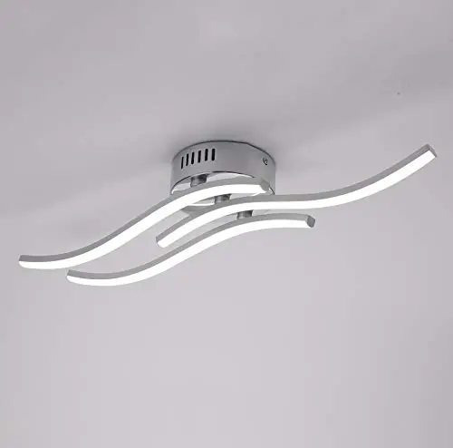 Goeco Lámpara de Techo LED Moderna 18W Iluminación Interior Nórdica Metal Lacacero - 1