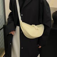Bolso cruzado Hobo de nailon a la moda, bolso para las axilas, bolsos de un solo hombro, bolso de lona para ir al trabajo de estilo coreano, bolso de bola de masa Unisex - details 18