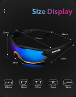 Gafas de sol de ciclismo para hombre, lentes para deportes al aire libre, para bicicleta de montaña, UV400 - details 9