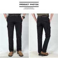 Pantalones Cargo tácticos impermeables para verano, pantalón militar informal con múltiples bolsillos, transpirable, secado rápido, talla grande, S-4XL, 2024 - details 4