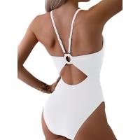 Bikinis para mujer, traje de baño de una pieza para mujer, trajes de baño de pierna alta para mujer 2025, para nadar en la playa - details 0